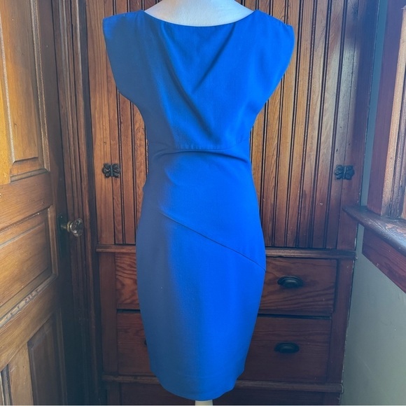 Diane VonFurstenburg Dress Size 8 Royal Blue Formal Party Cocktail - Picture 3 of 12